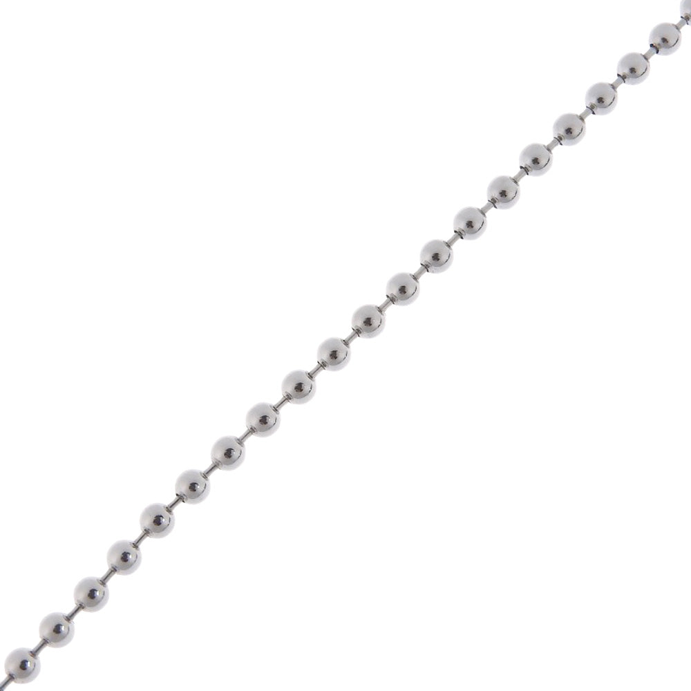 GUCCI Necklace K18 White Gold, Diamond Silver unisex(Unisex)