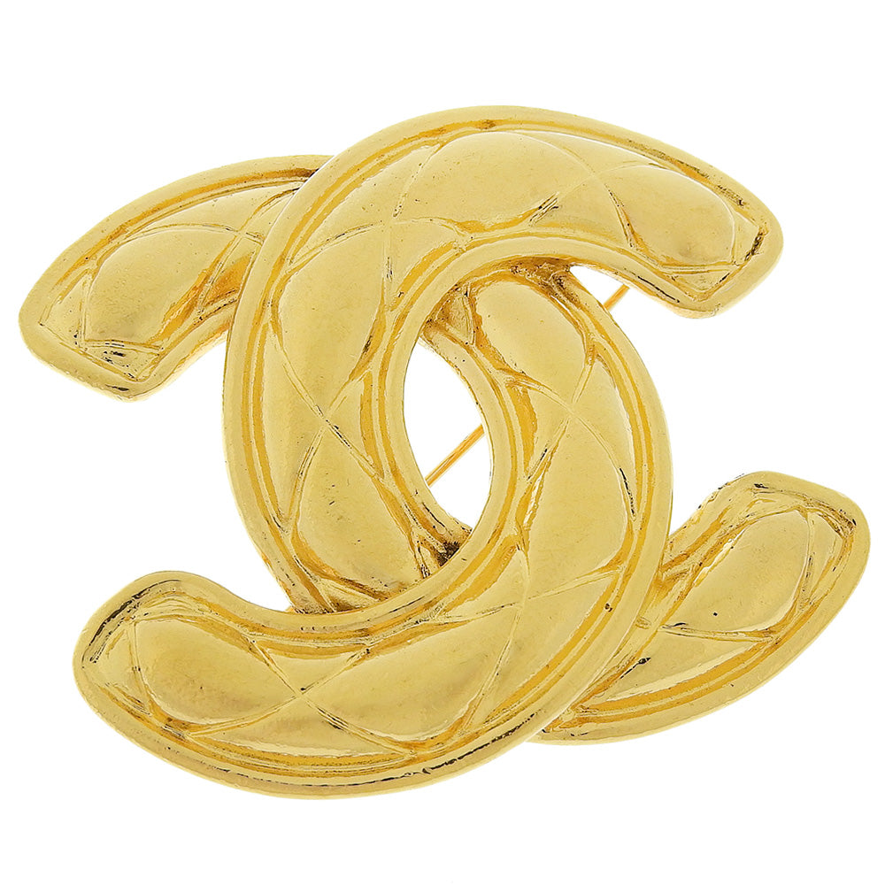 CHANEL Brooch Plated Gold gold   Matrasse COCO Mark Women  d