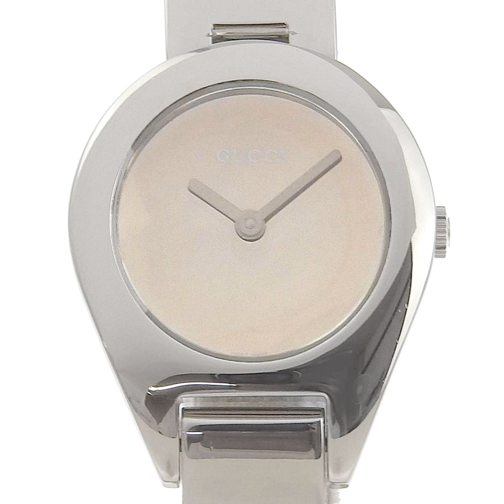 GUCCI Watches Quartz 6700L Stainless Steel Silver black dial Women  d