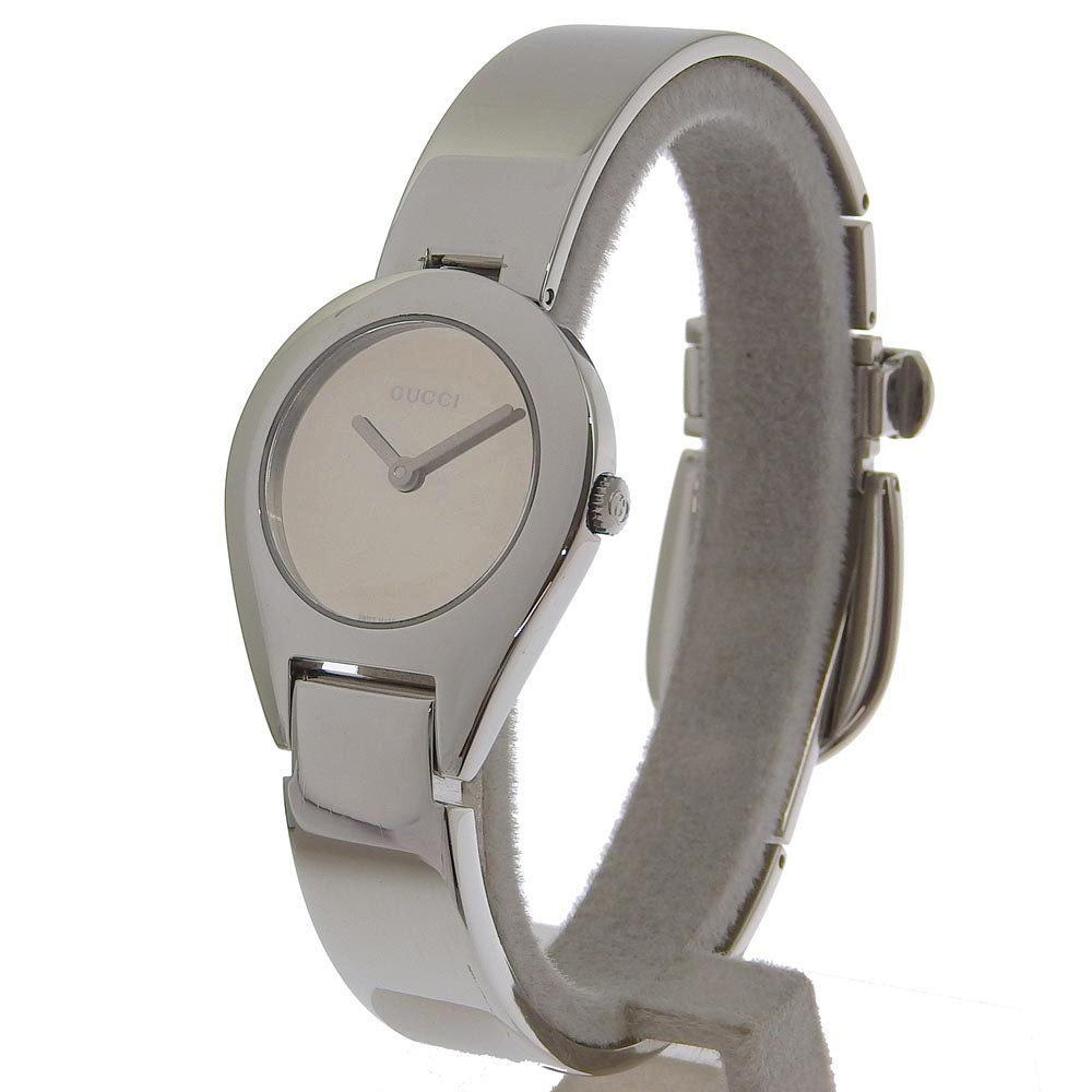 GUCCI Watches Quartz 6700L Stainless Steel Silver black dial Women  d