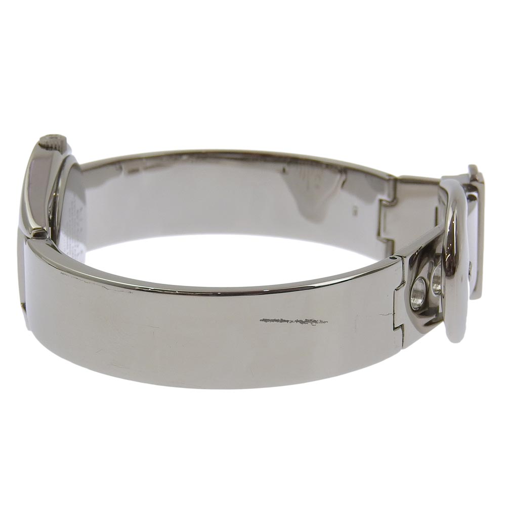 GUCCI Watches Quartz 6700L Stainless Steel Silver black dial Women