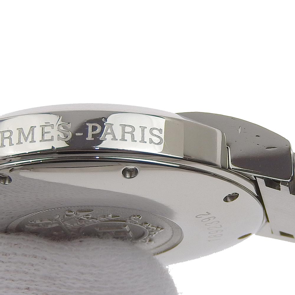 HERMES Watches Quartz NO1.710 Stainless Steel Silver Nomad White dial mens  d