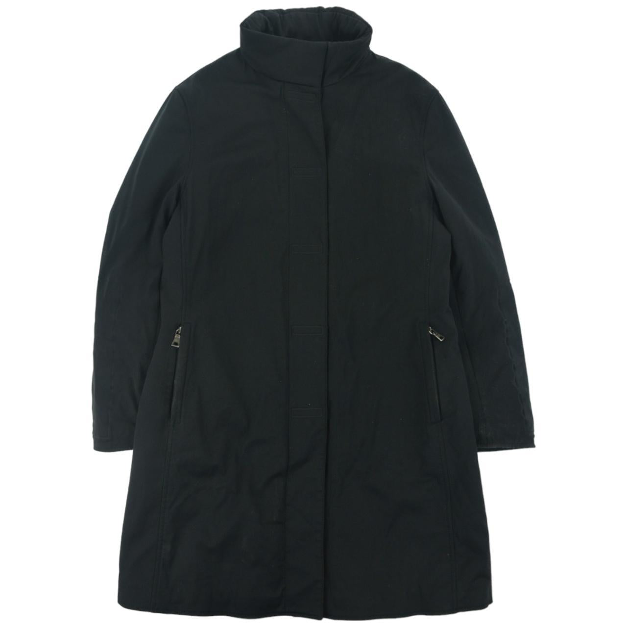 Prada Sport Zip Up Long Coat Woman’s Size L