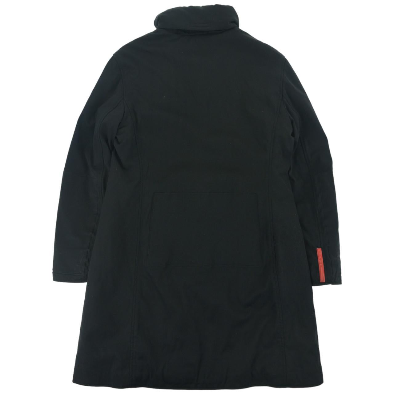 Prada Sport Zip Up Long Coat Woman’s Size L