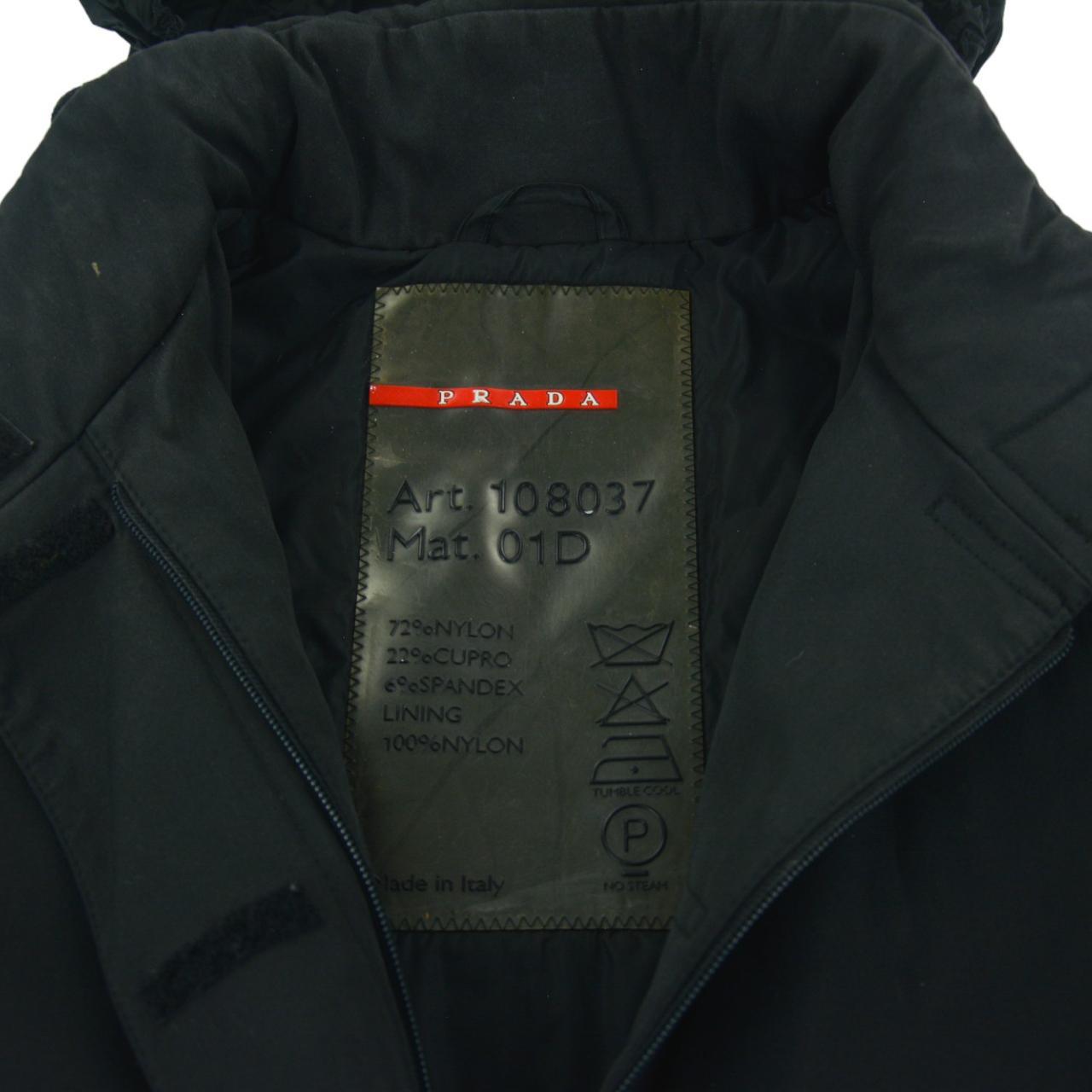 Prada Sport Zip Up Long Coat Woman’s Size L