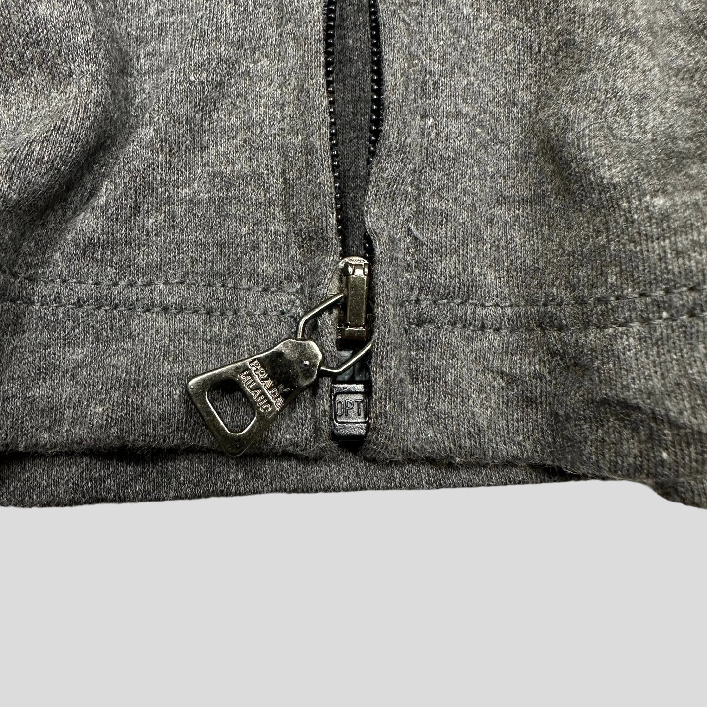 Prada Sport SS99 Grey Zip Shirt - 8