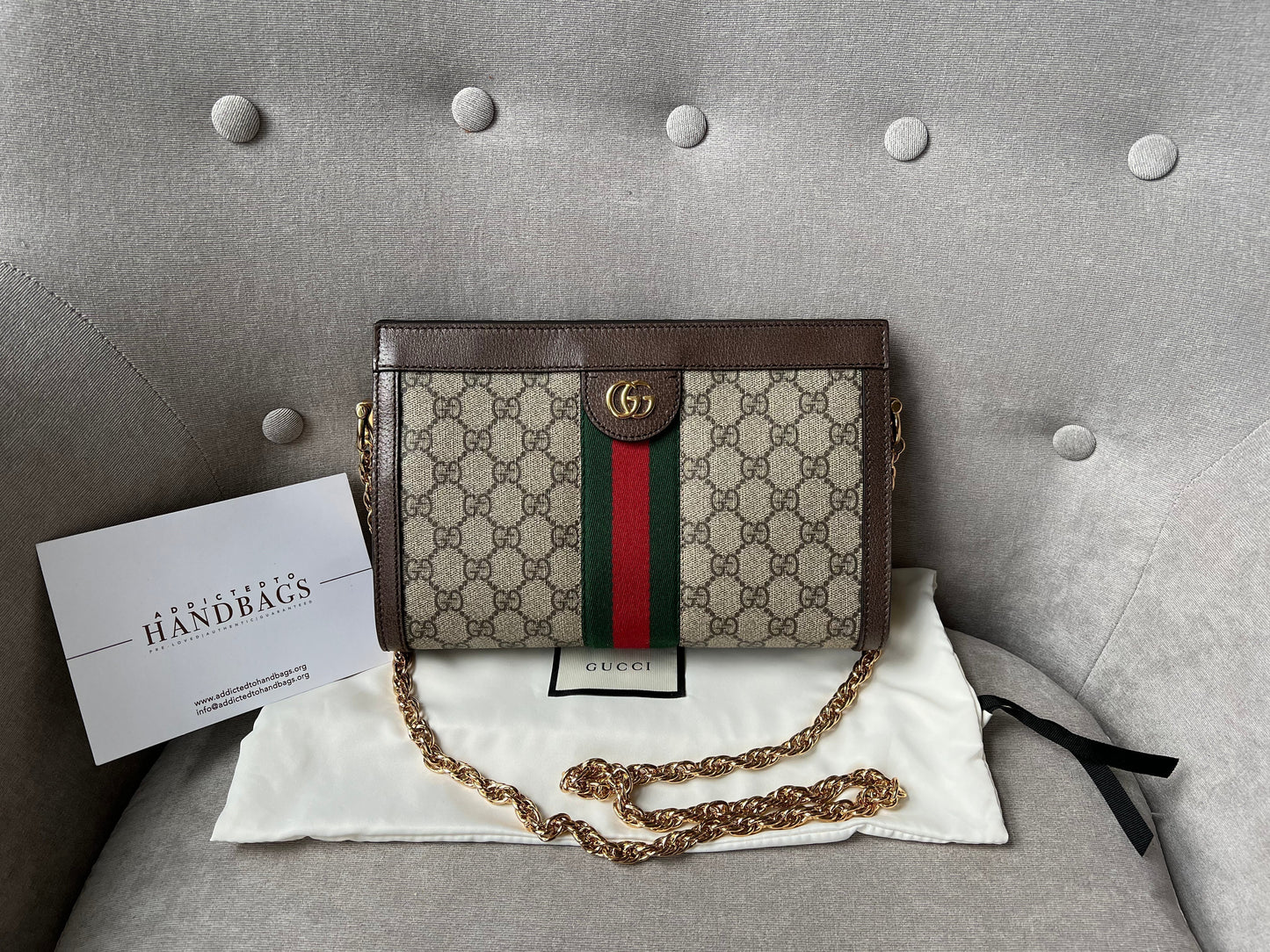 Gucci Supreme Ophidia Small Shoulder Bag