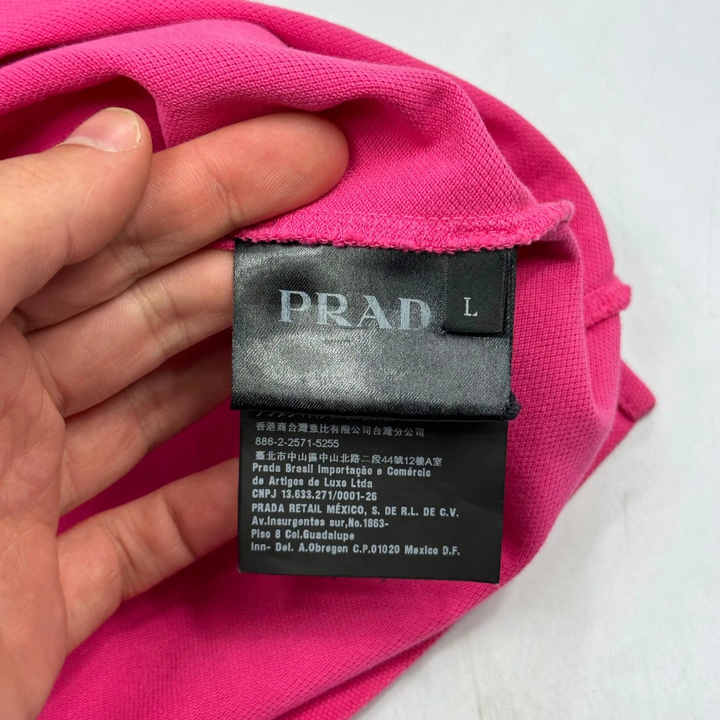 Prada 2016 Hot Pink Polo - M/L