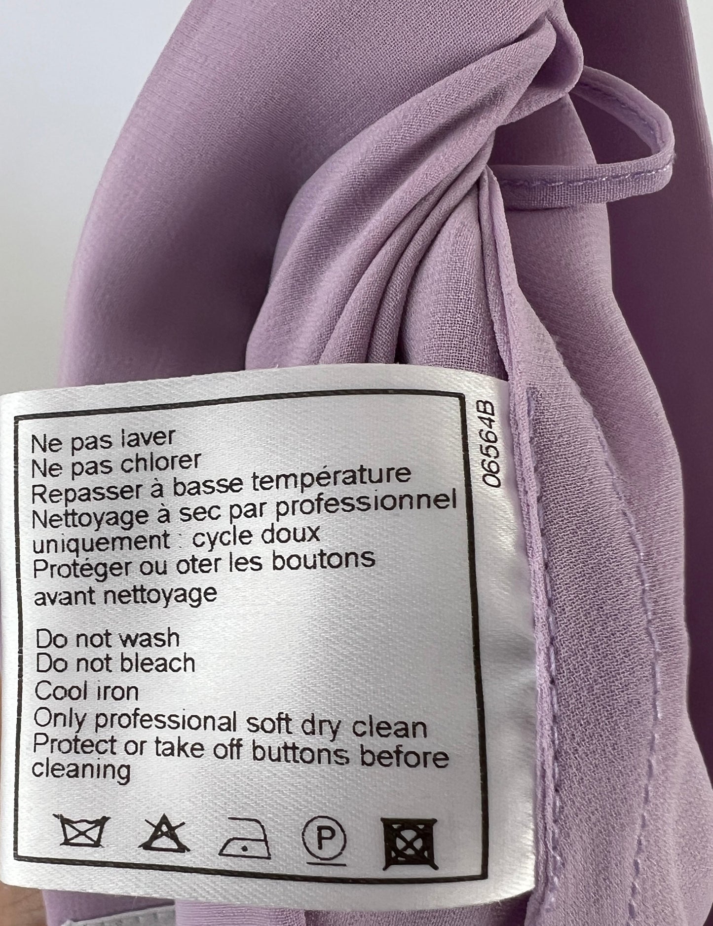*HOT  * Chanel   98C Lilac Tiered Midi Skirt Size FR 38 (UK 10)