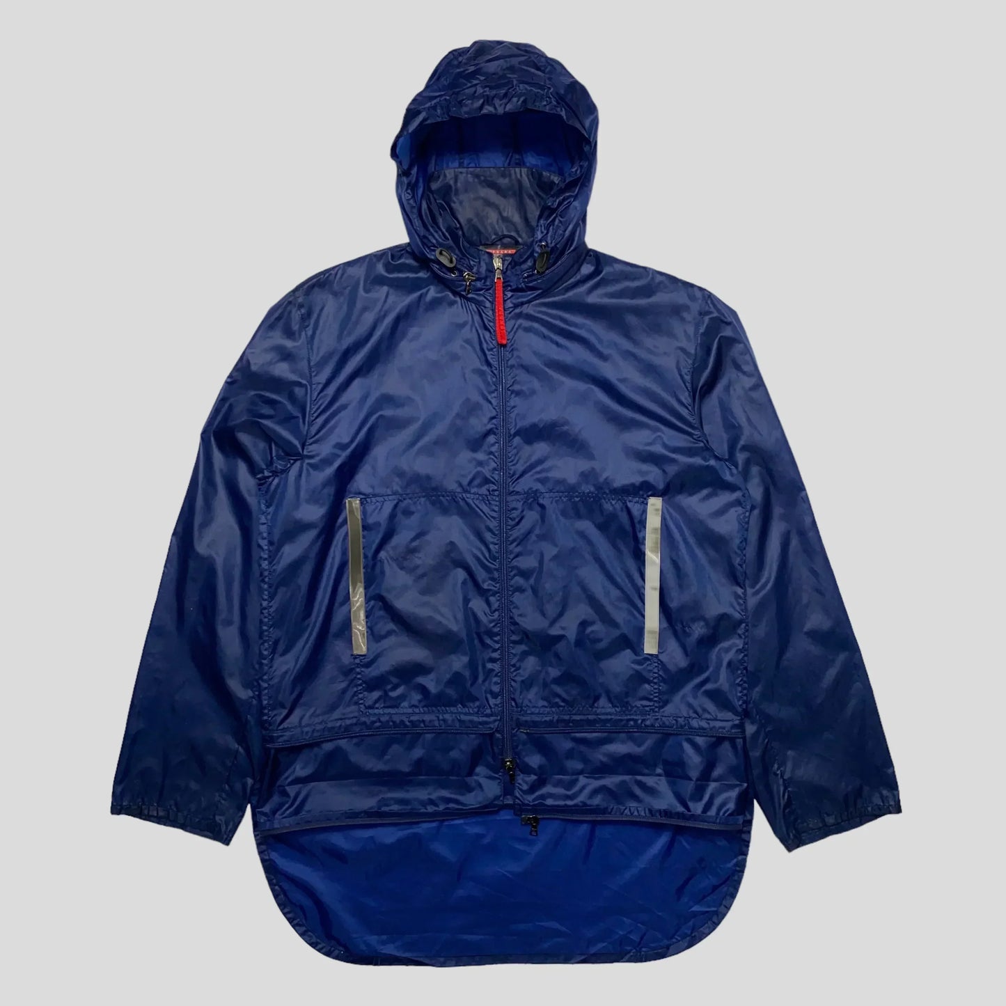 Prada Sport SS00 Convertible Nylon Reflective Jacket - L/XL