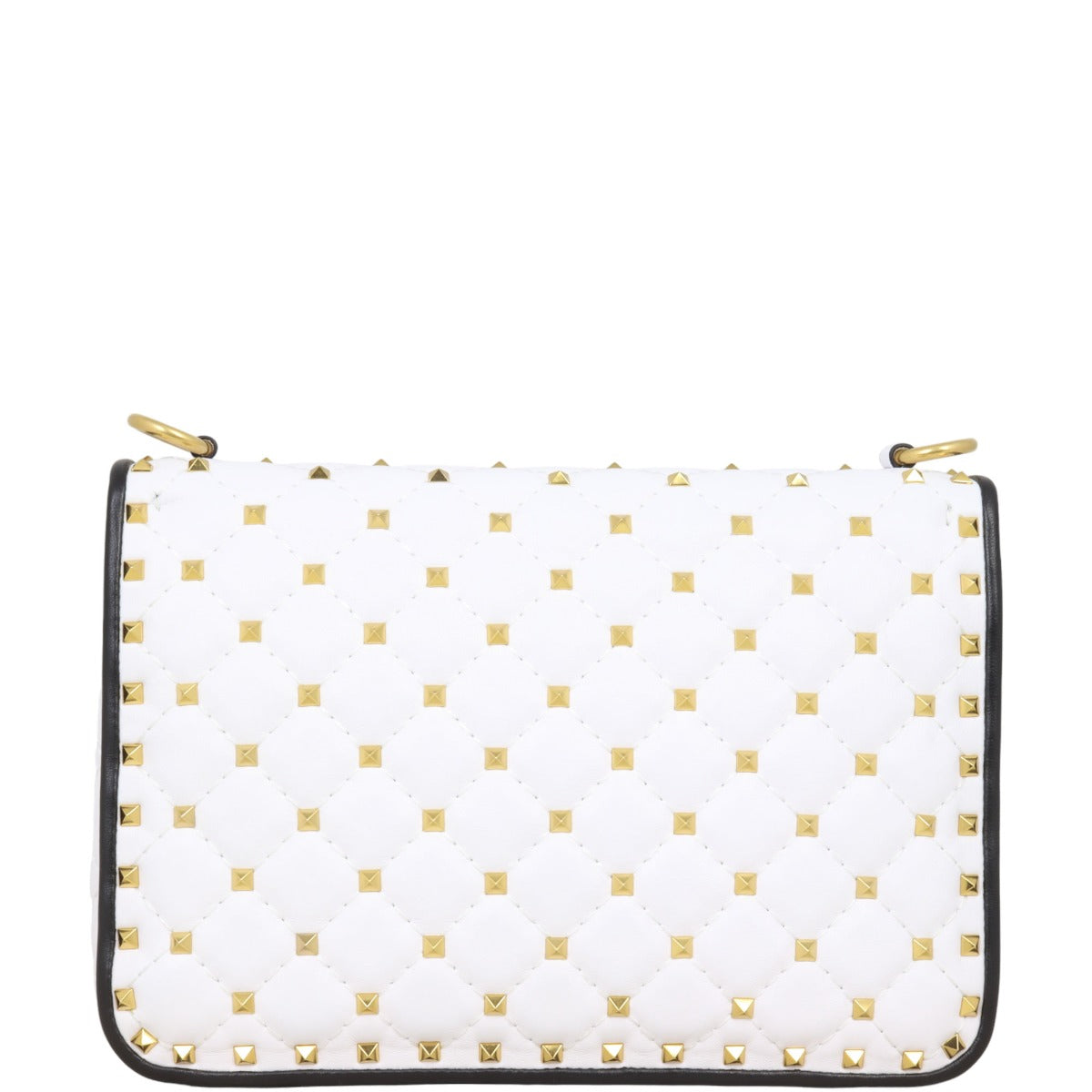 Valentino Rockstud Spike Medium Shoulder Bag Feathers