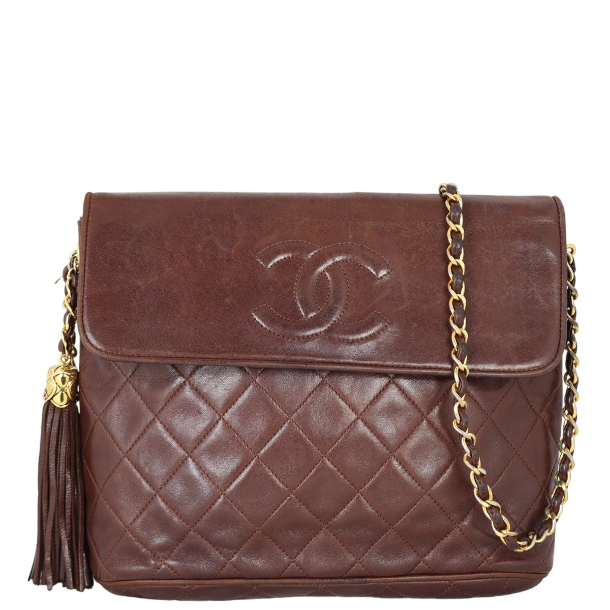 Chanel   CC Tassel Shoulder Bag