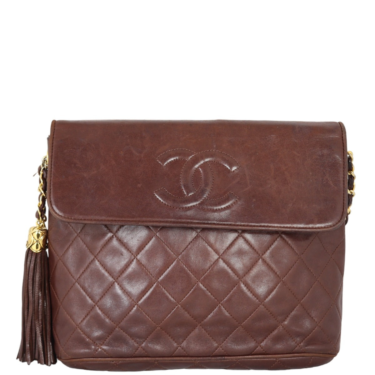 Chanel   CC Tassel Shoulder Bag