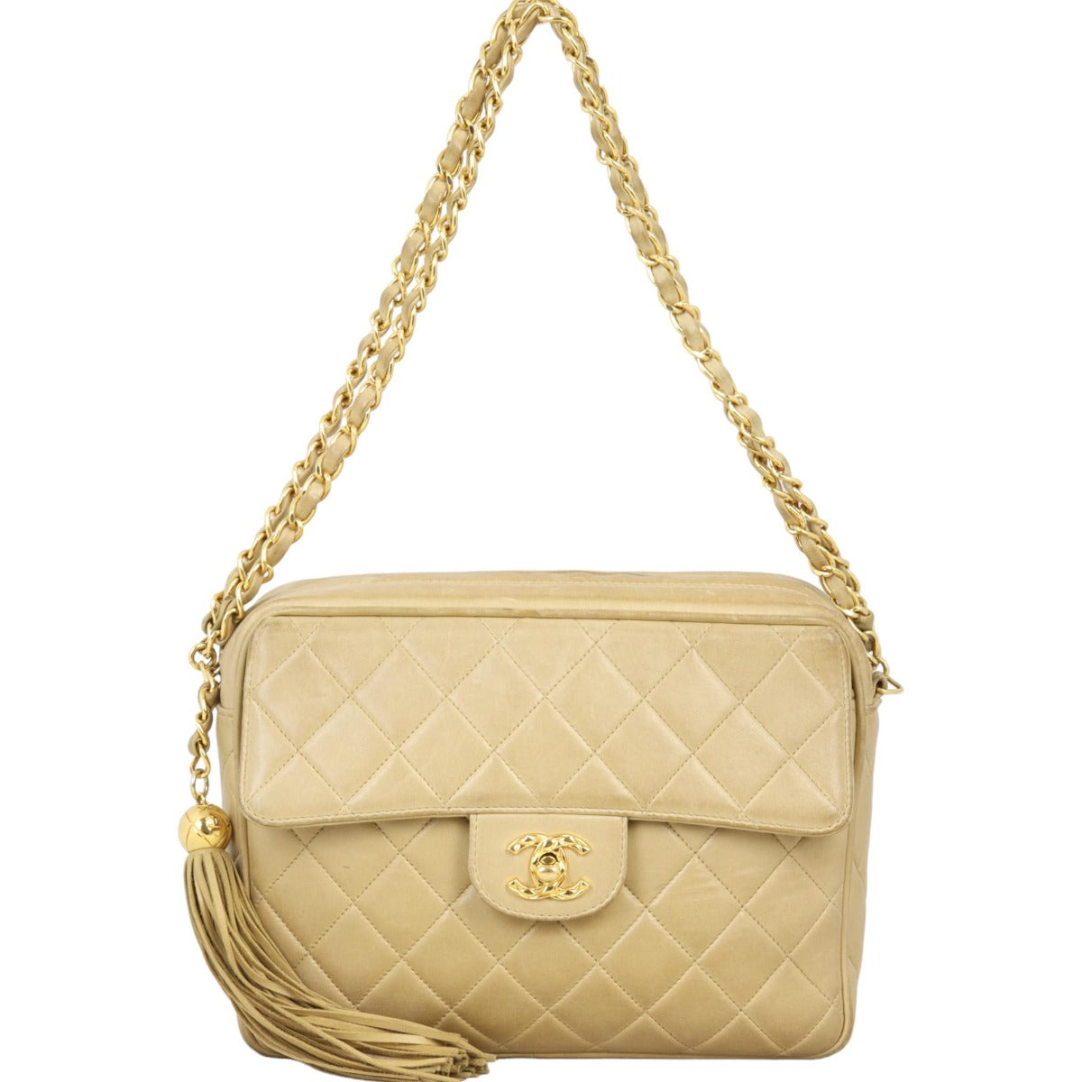 Chanel   CC Tassel Camera Bag