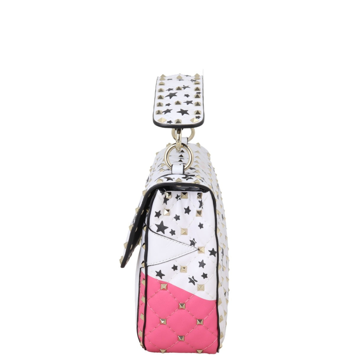 Valentino Rockstud Spike Star Medium Shoulder Bag
