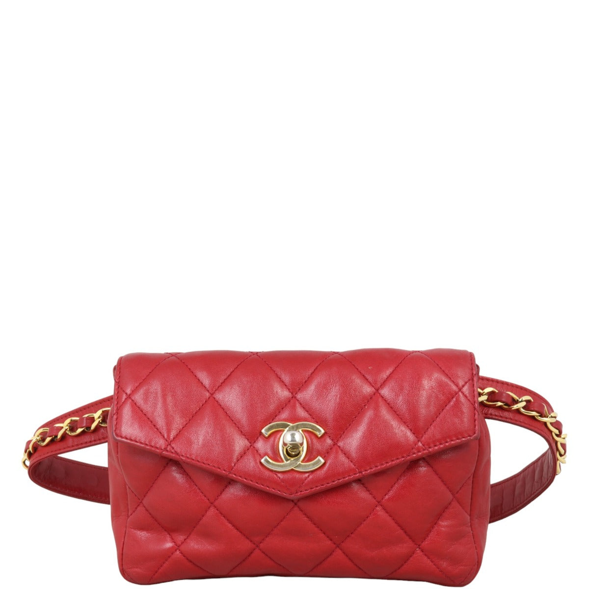 Chanel   Quilted CC Belt Bag