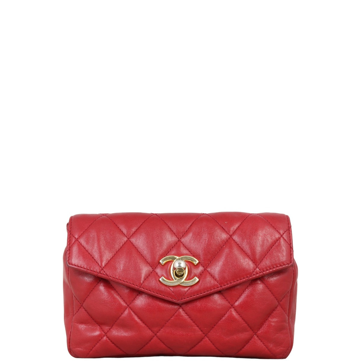 Chanel   Quilted CC Belt Bag