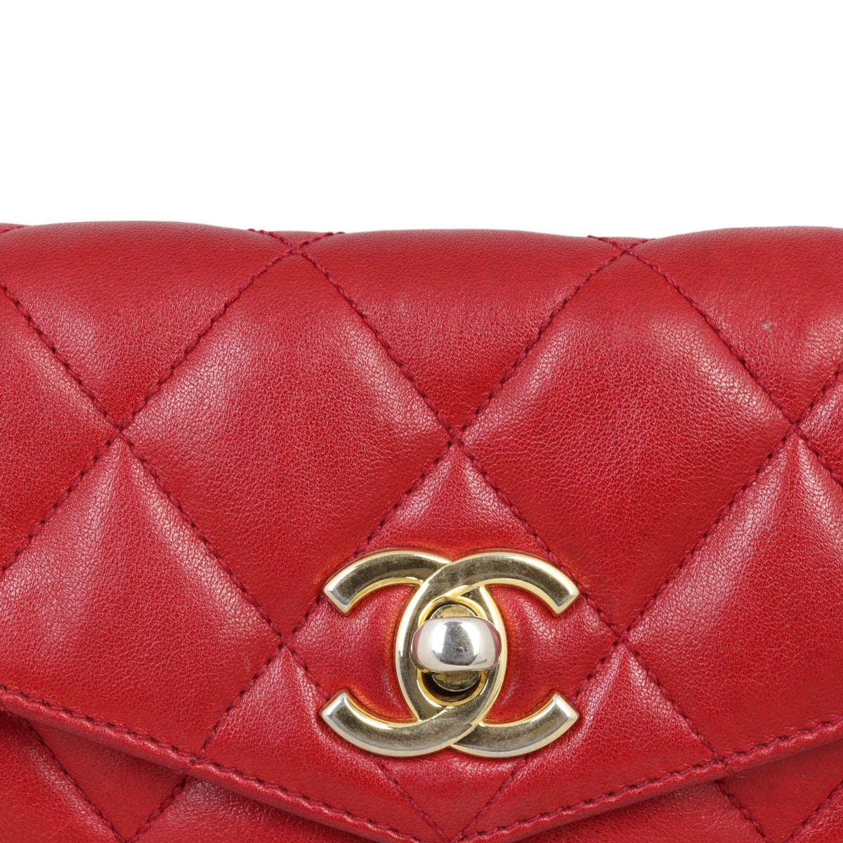 Chanel   Quilted CC Belt Bag