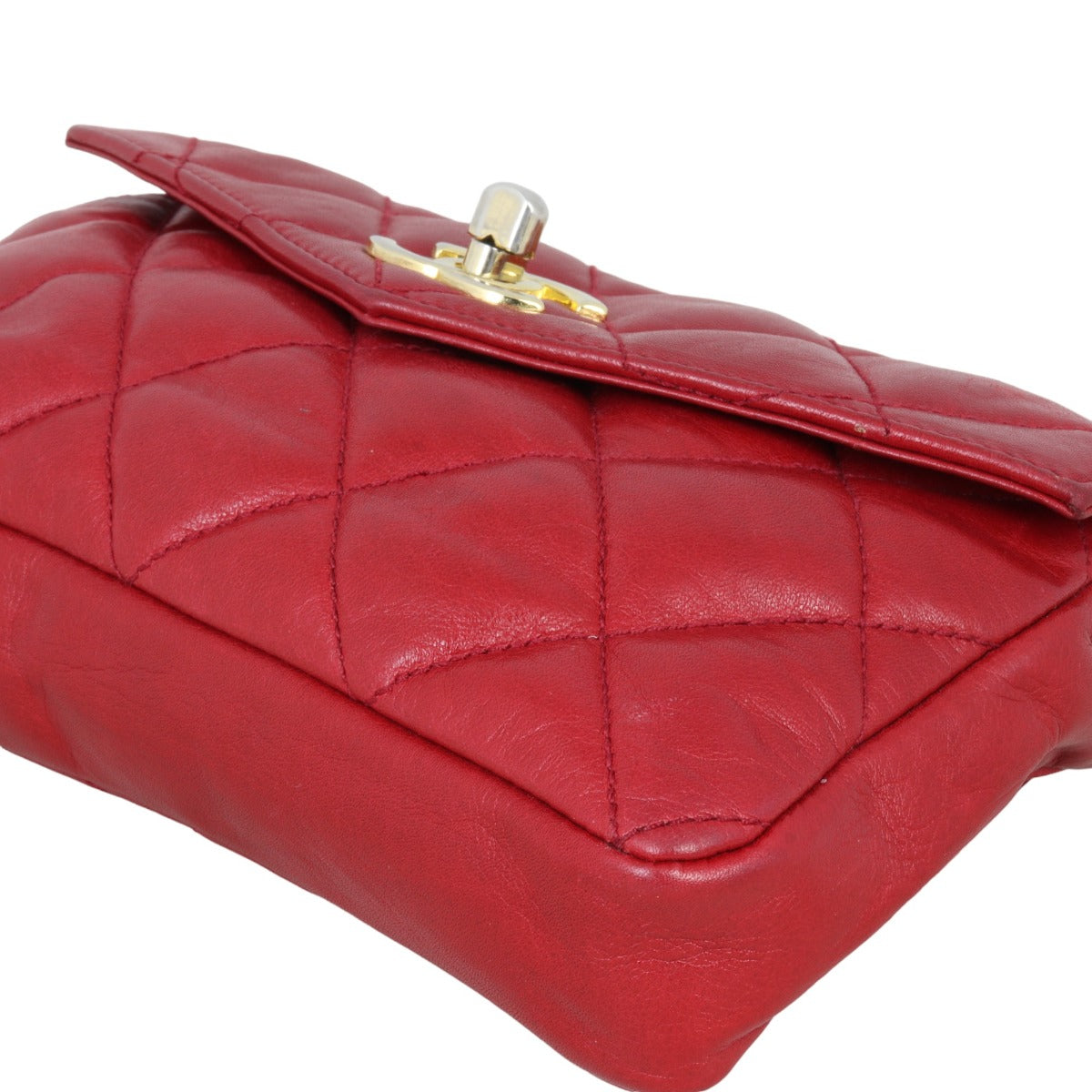 Chanel   Quilted CC Belt Bag