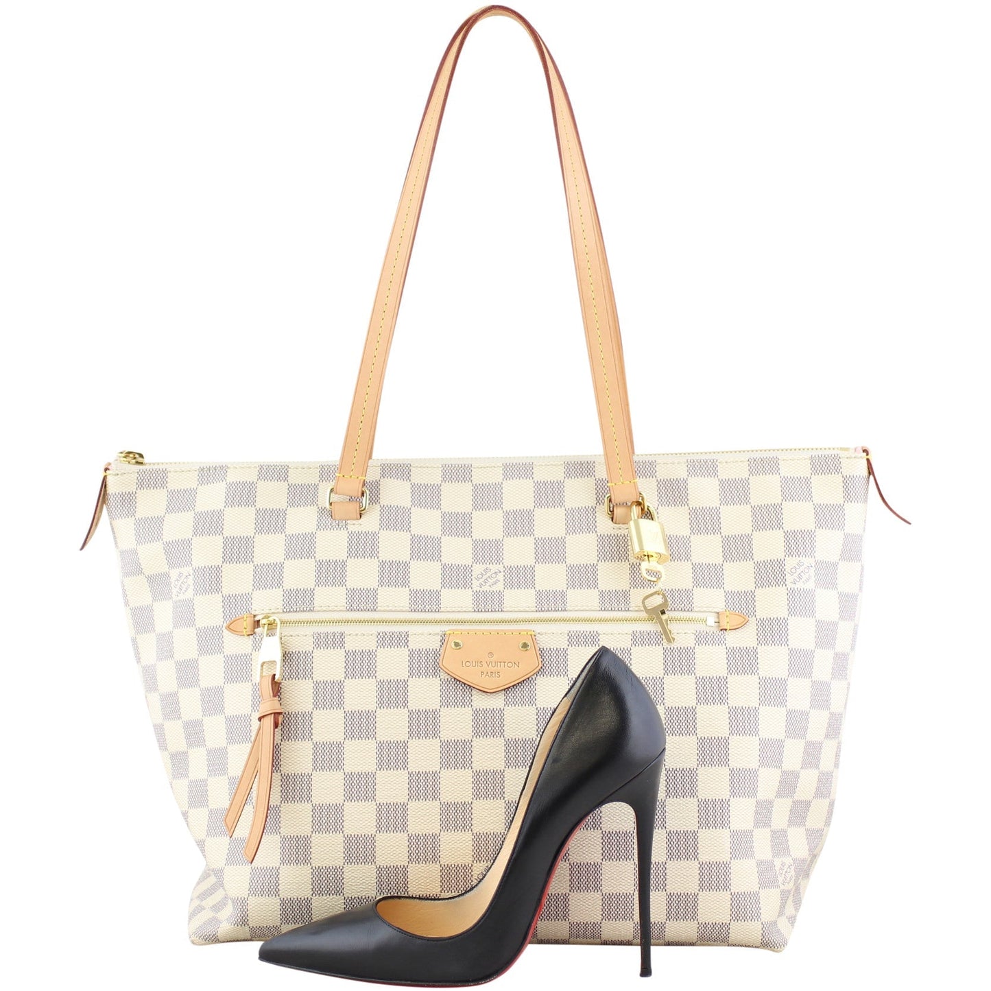 Louis Vuitton Iena MM Damier Azur Rose Ballerine