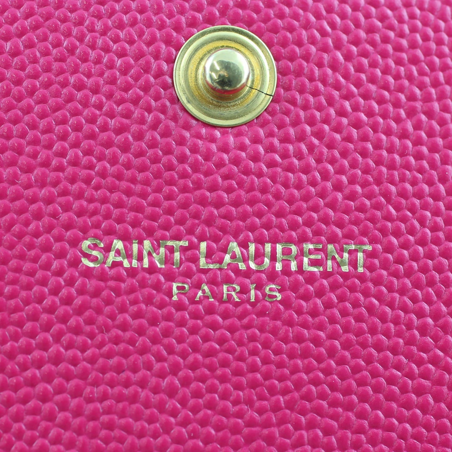 Saint Laurent Monogram Wallet on Chain