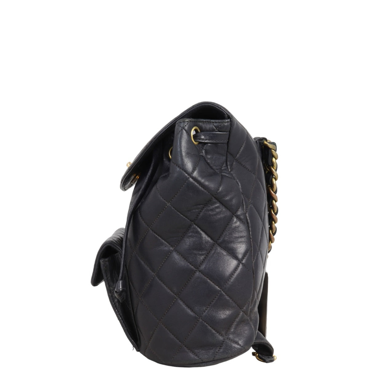 Chanel Duma Quilted Backpack   | Black