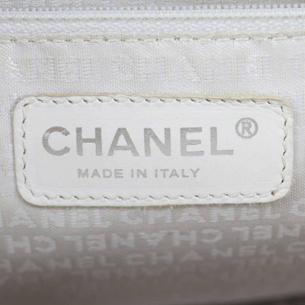 Chanel Square Stitch Logo Tote | Caviar