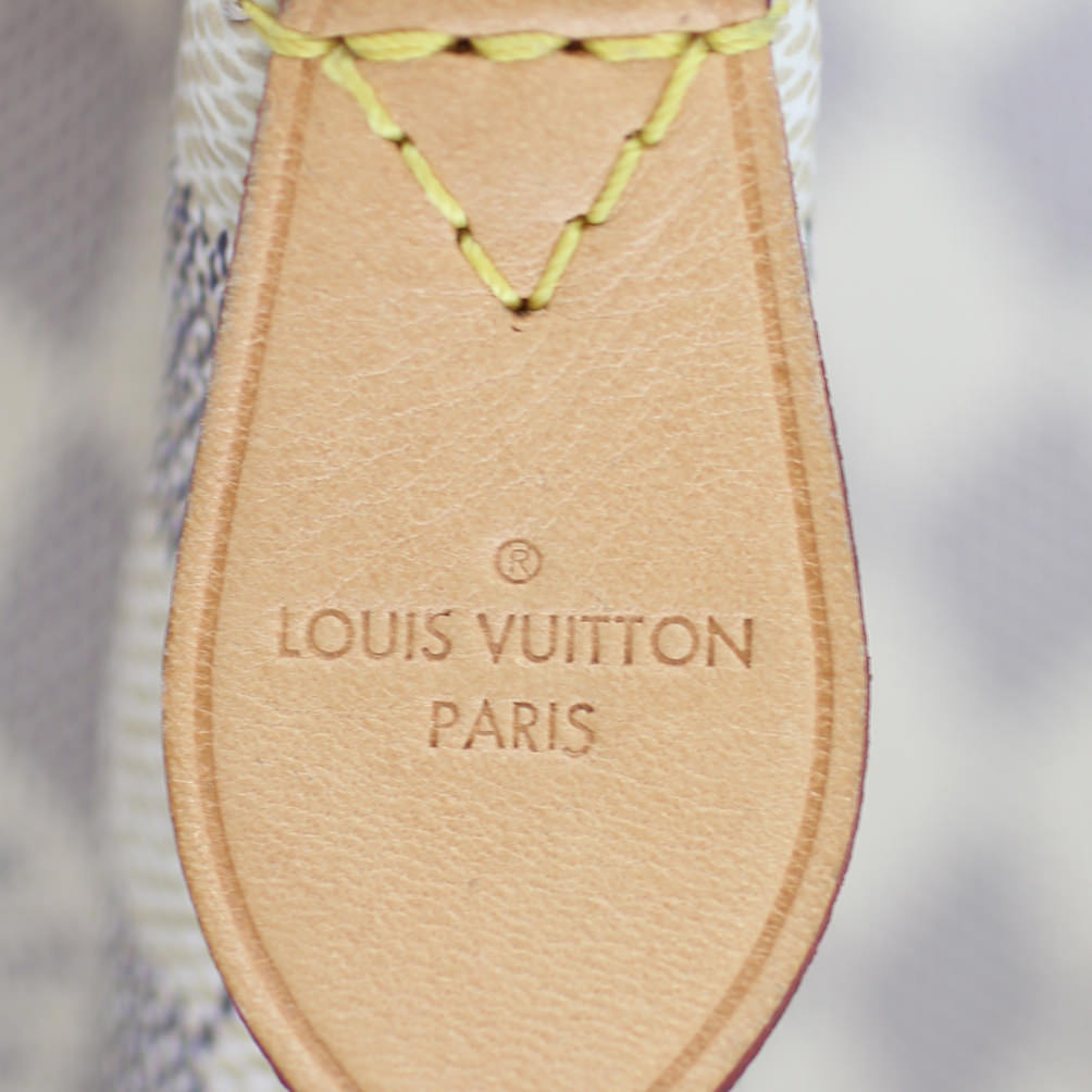 Louis Vuitton Iena MM Damier Azur Rose Ballerine