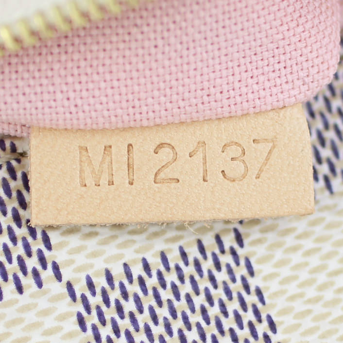 Louis Vuitton Iena MM Damier Azur Rose Ballerine