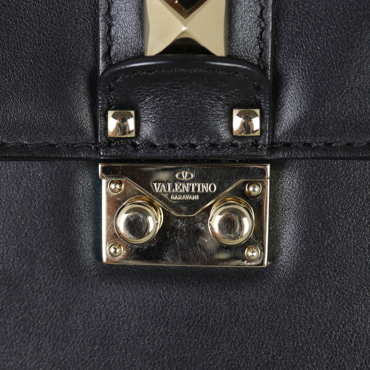 Valentino Glam Lock Medium Shoulder Bag