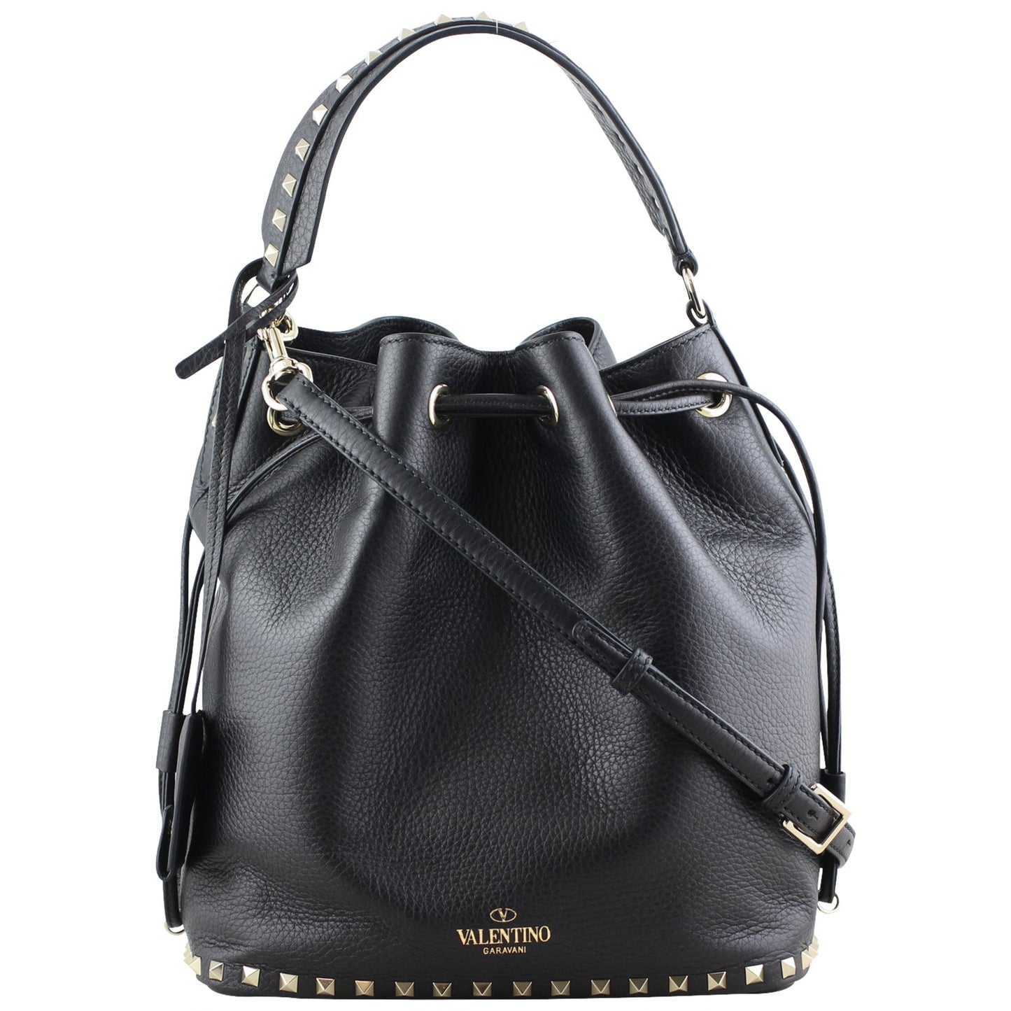 Valentino Rockstud Bucket Bag Medium