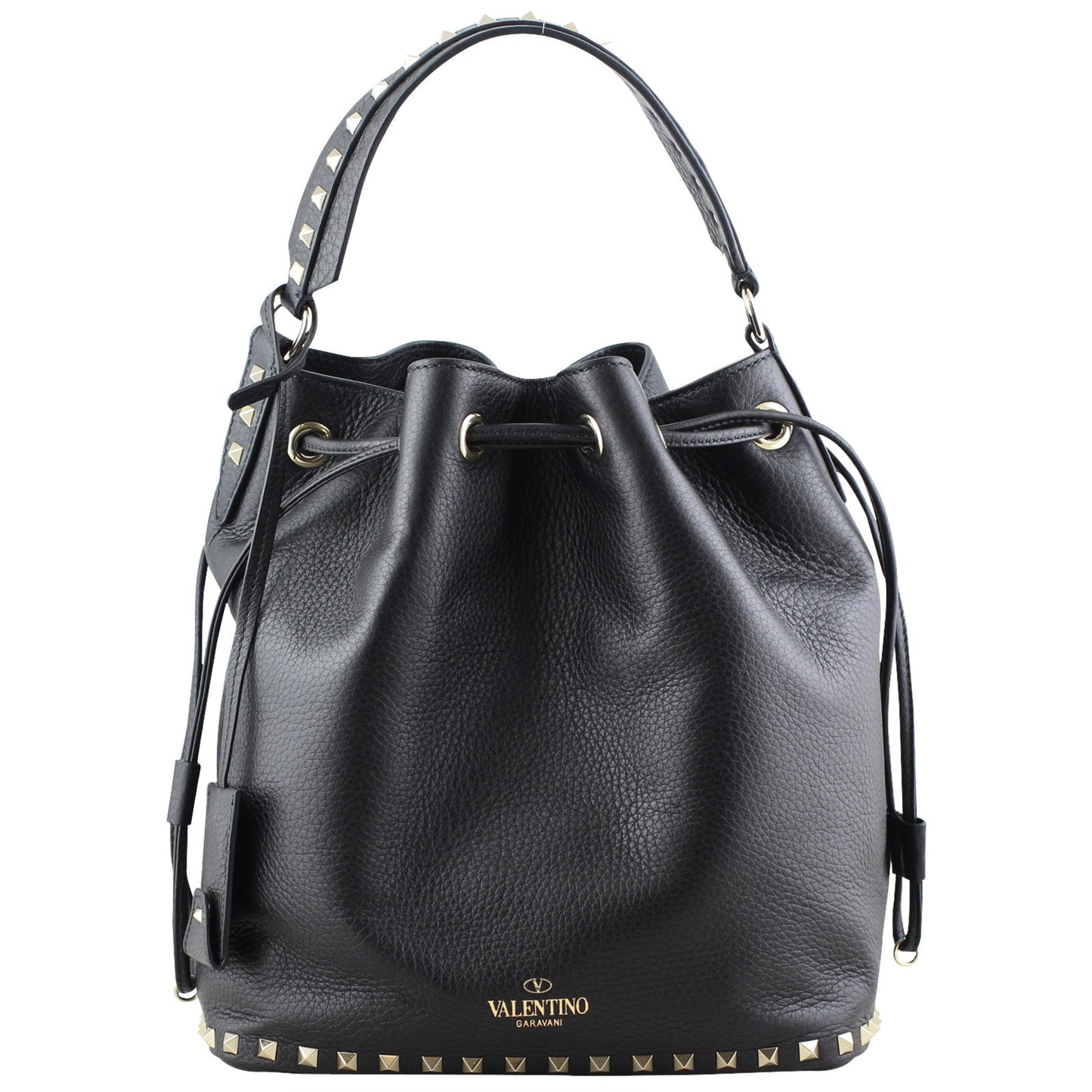 Valentino Rockstud Bucket Bag Medium