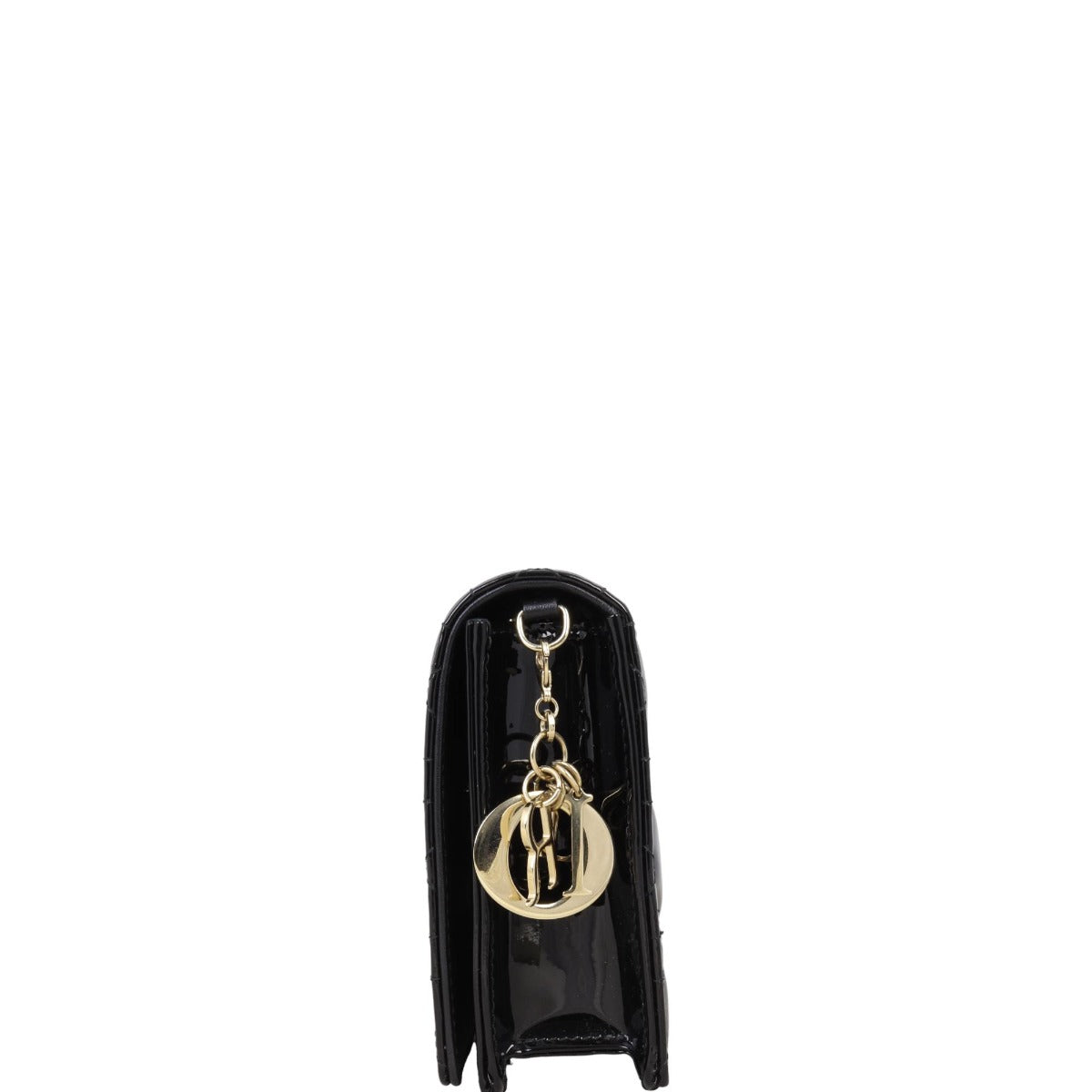 Dior Lady Dior Patent Cannage Pouch
