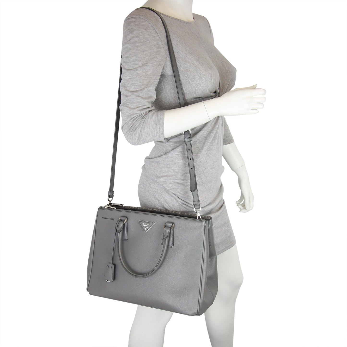 Prada Saffiano Galleria Double-zip Tote Medium