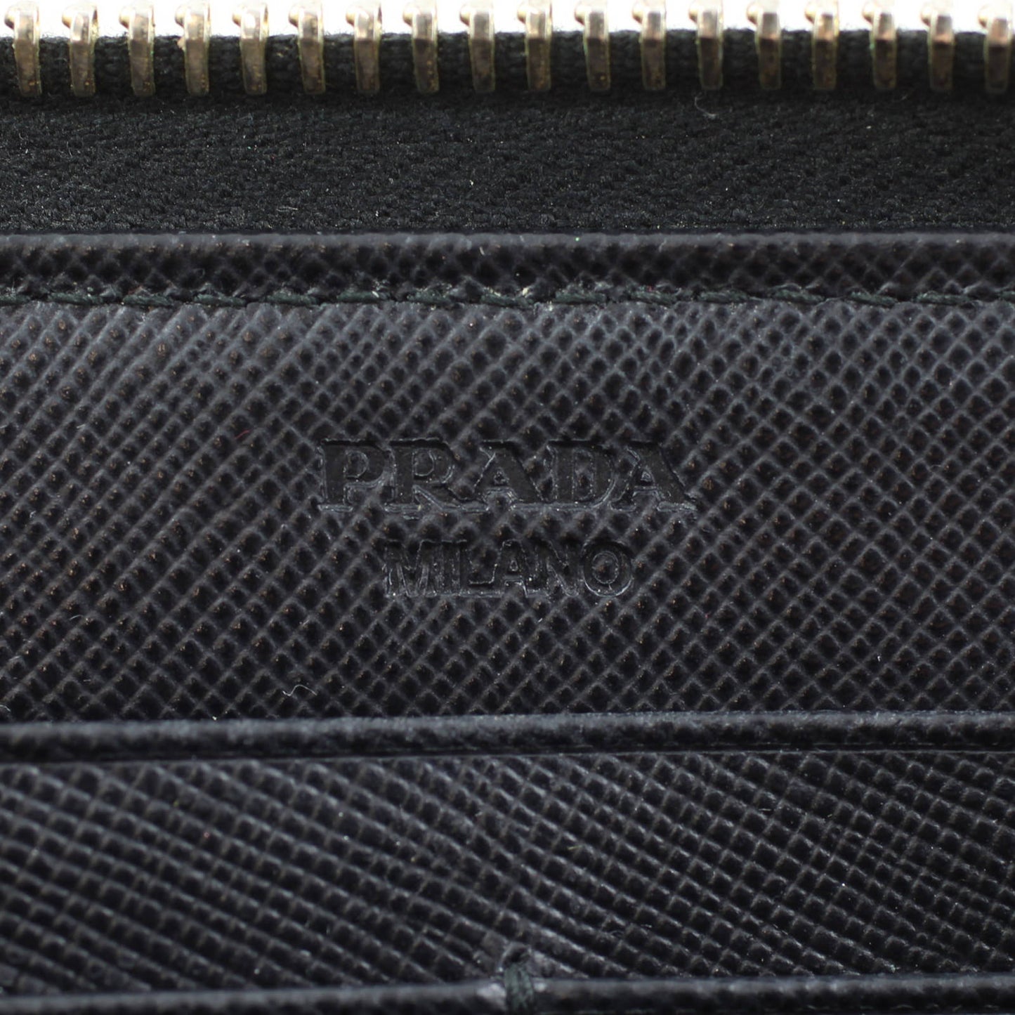 Prada Saffiano Zippy Wallet
