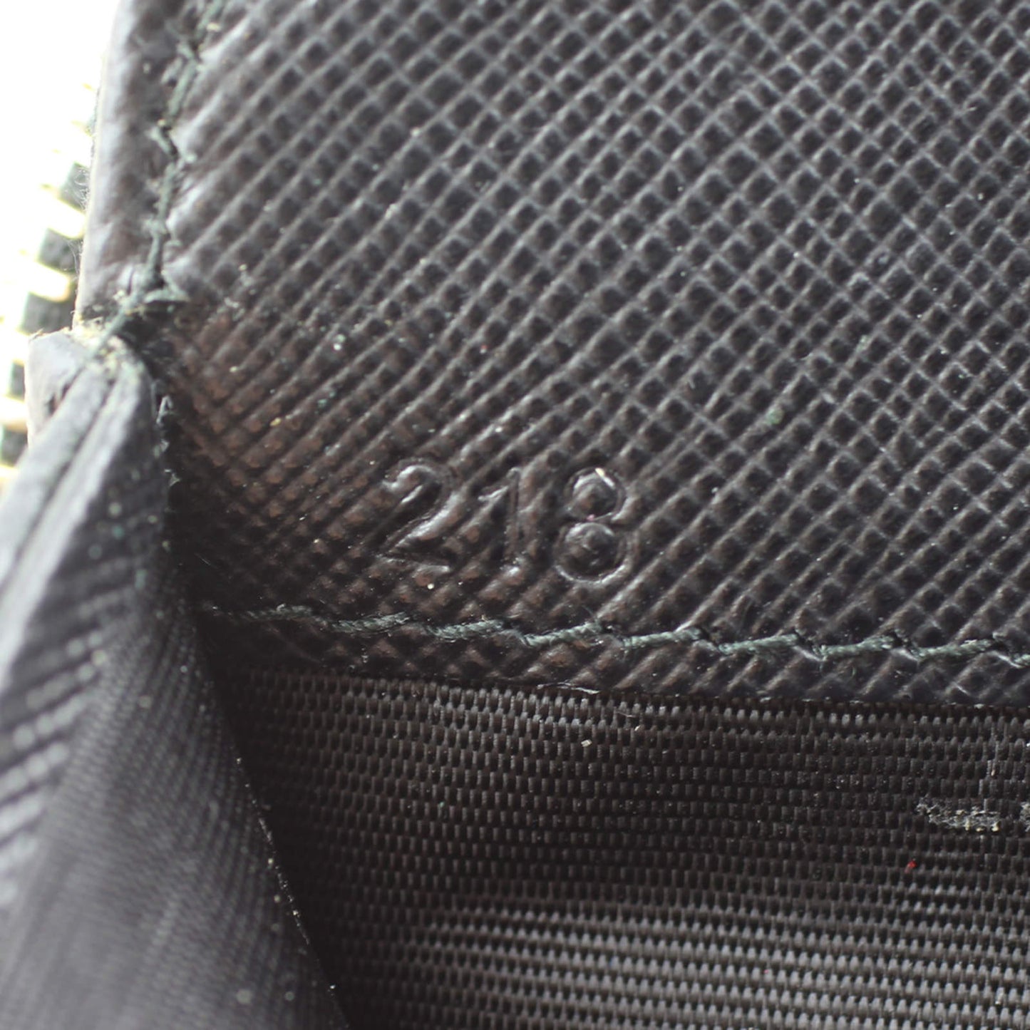 Prada Saffiano Zippy Wallet