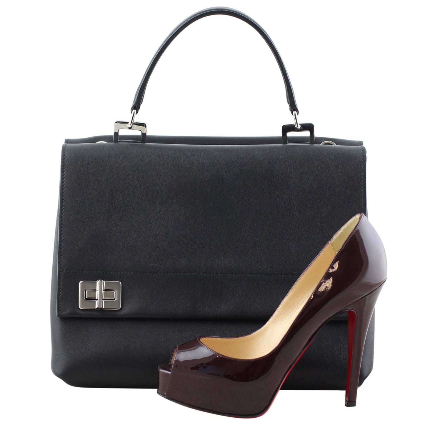 Prada Lux Double Sided Flap Satchel