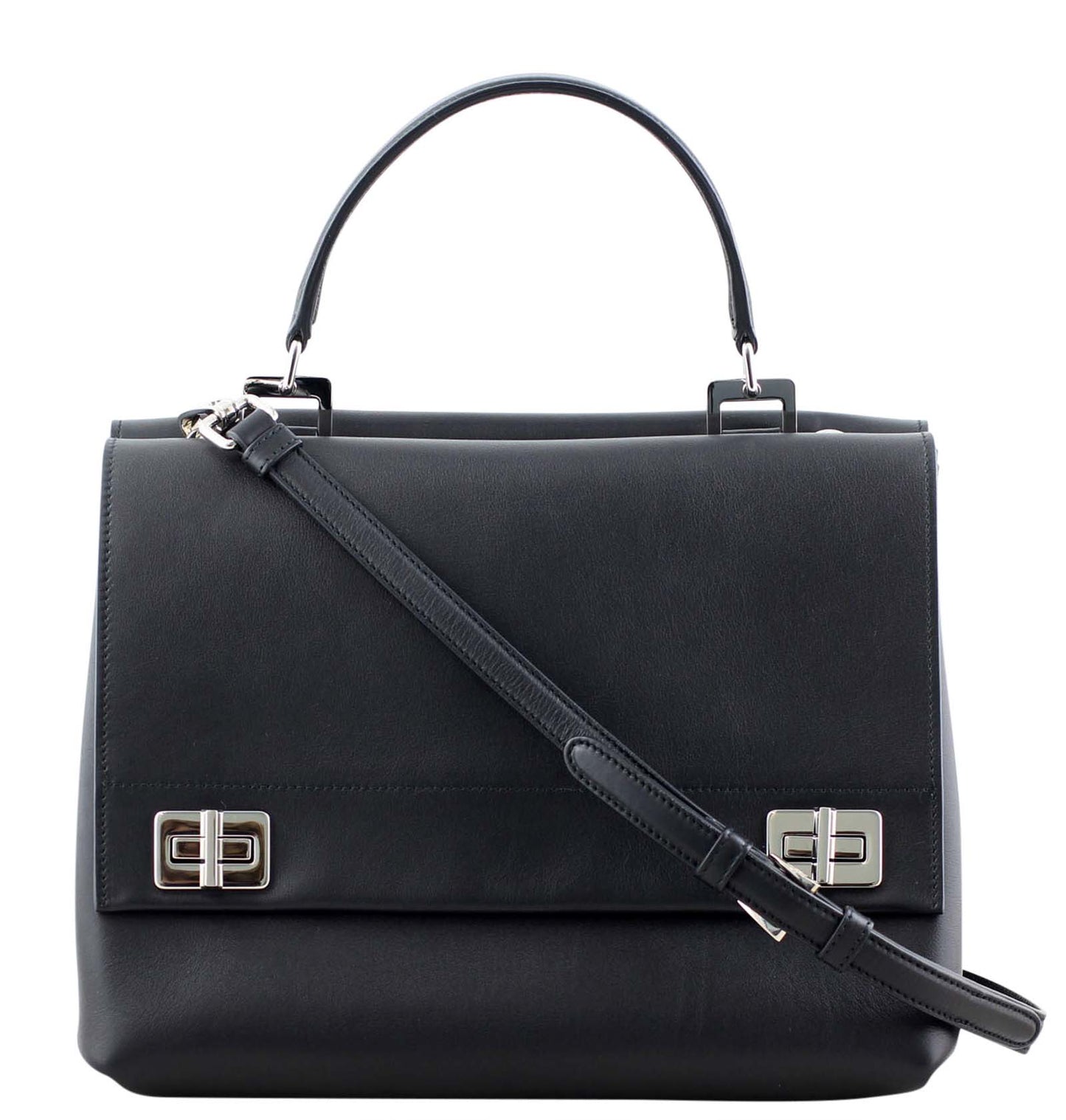 Prada Lux Double Sided Flap Satchel