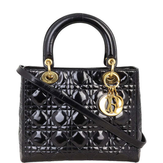 Dior Lady Dior Medium Patent