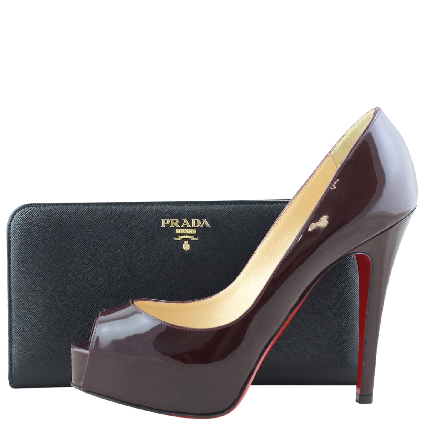 Prada Saffiano Bifold Multicolour Wallet