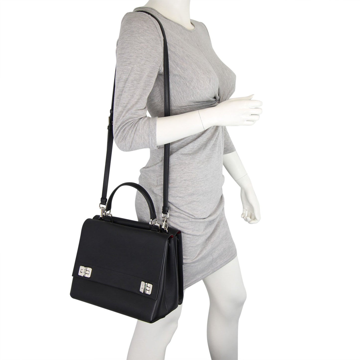 Prada Lux Double Sided Flap Satchel
