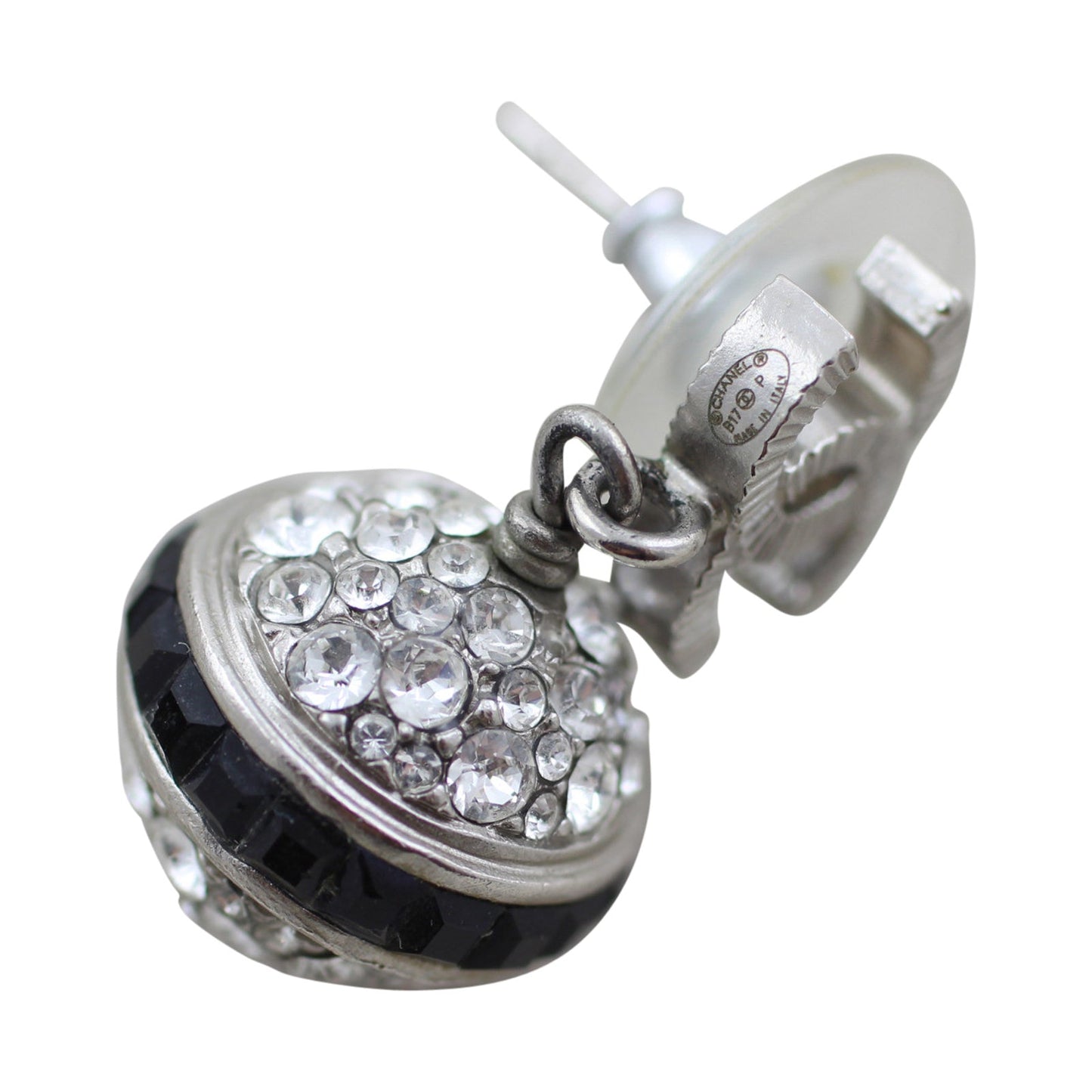 Chanel Swarovski Crystal Drop Earrings