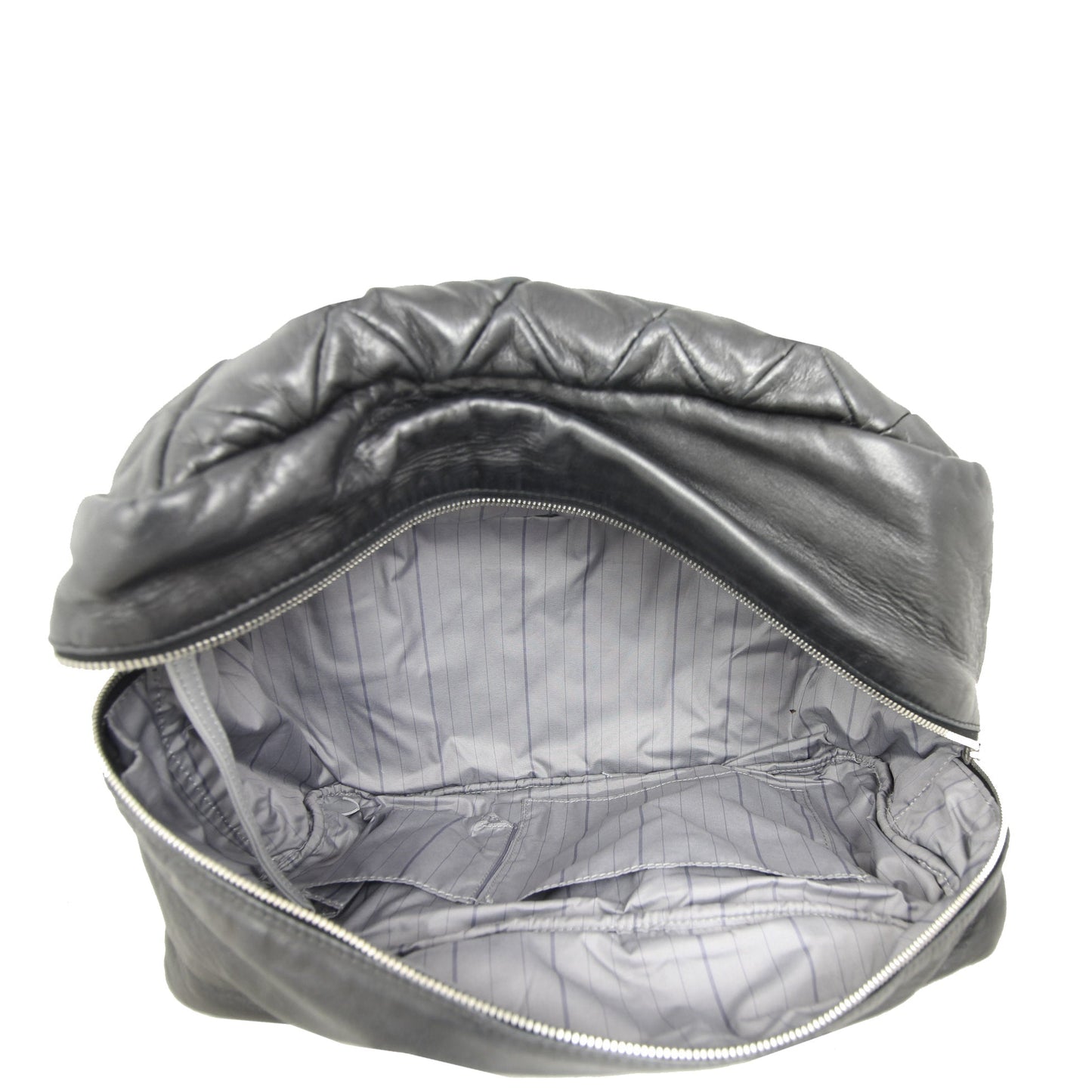 Chanel Diagonal Zip Bowler Bag