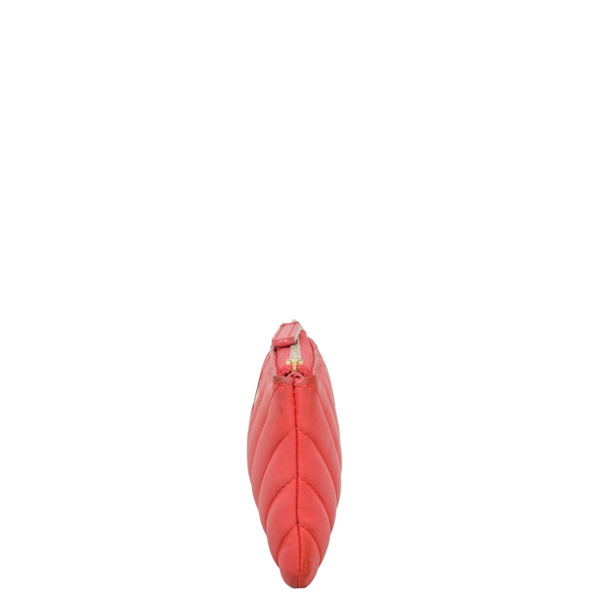 Chanel Classic O-Case Mini Chevron | Red