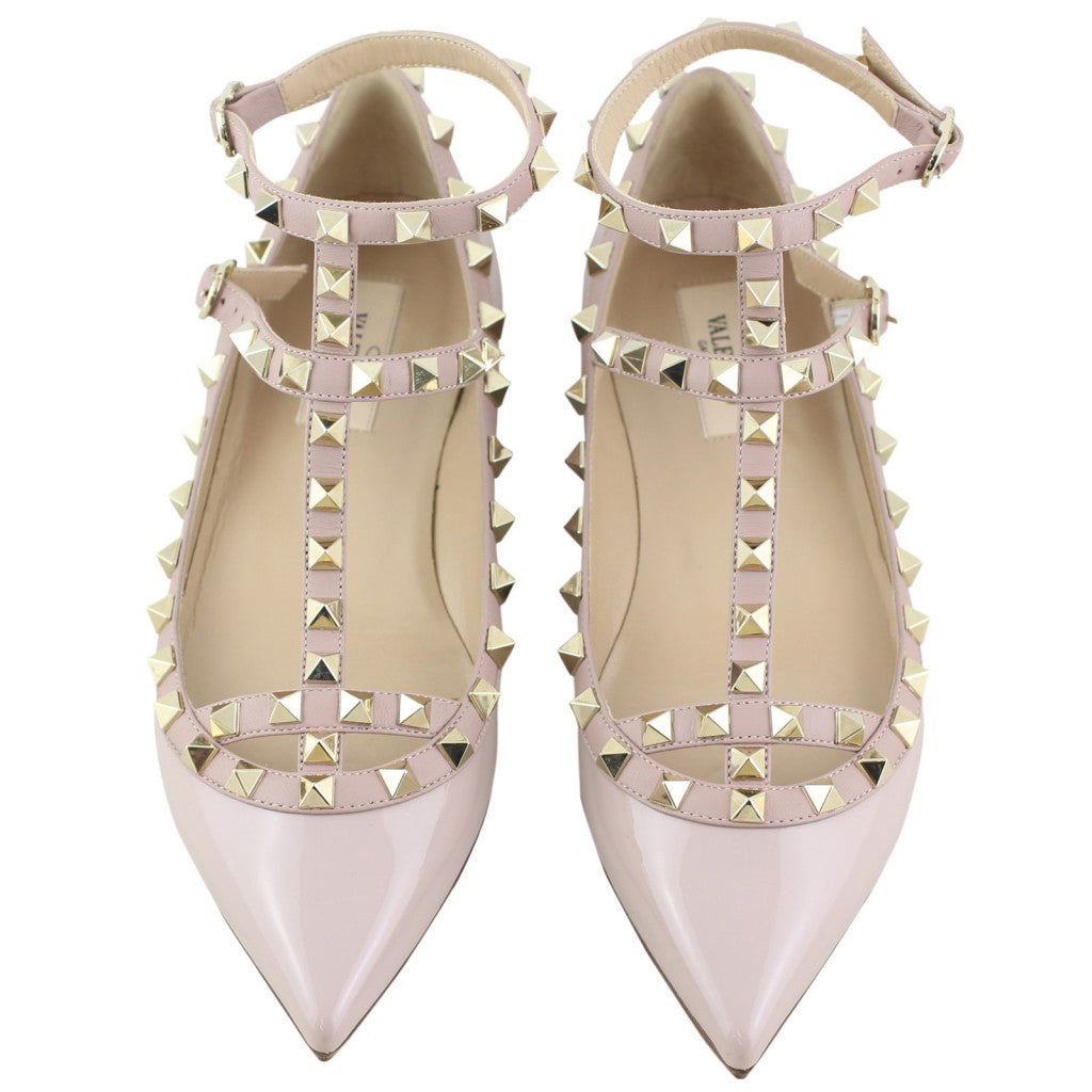 Valentino Rockstud Ballerina Flats