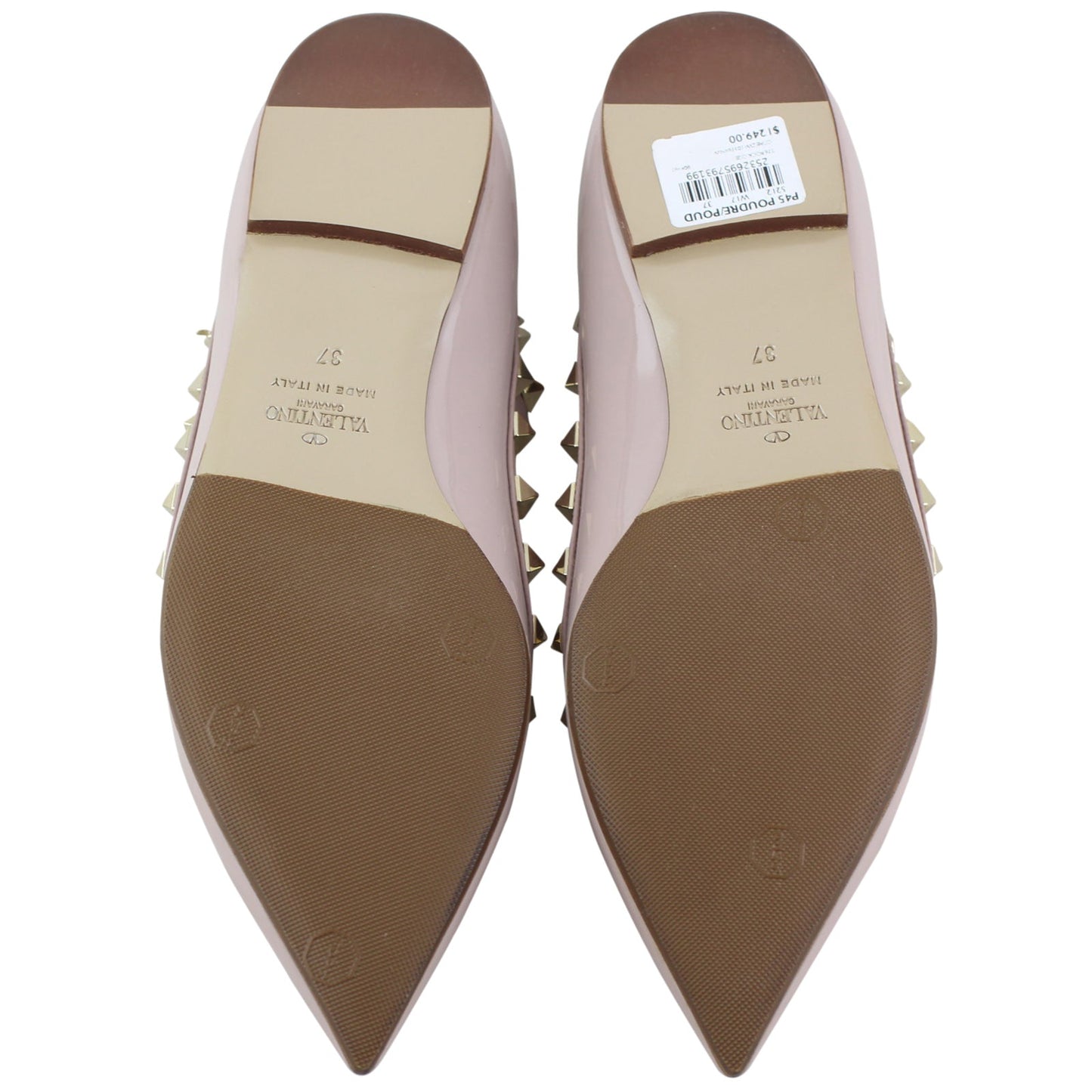 Valentino Rockstud Ballerina Flats