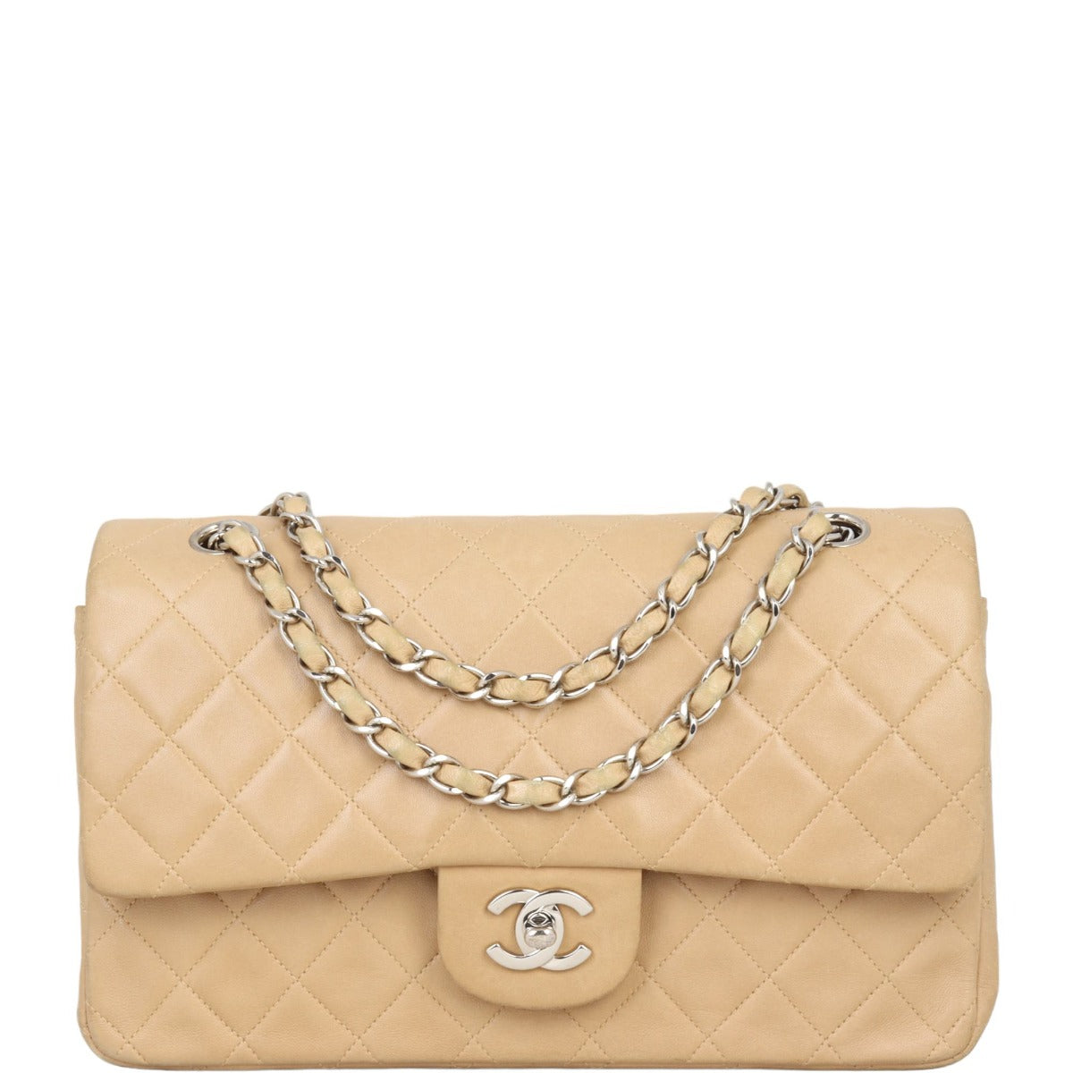 Chanel Classic Double Flap Medium | Beige