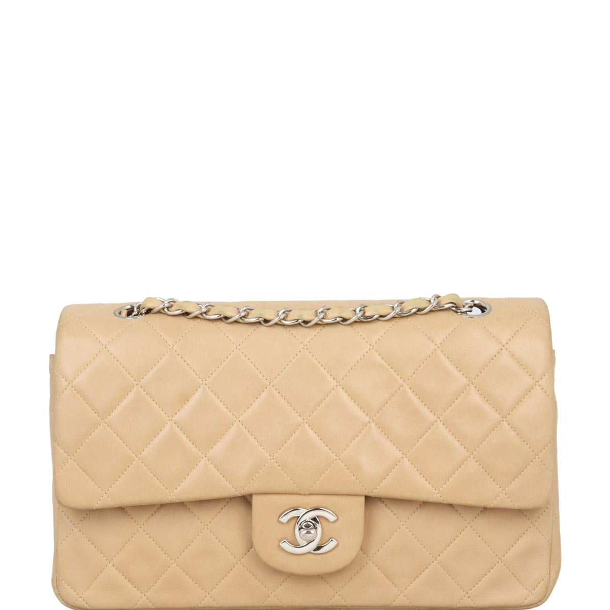 Chanel Classic Double Flap Medium | Beige