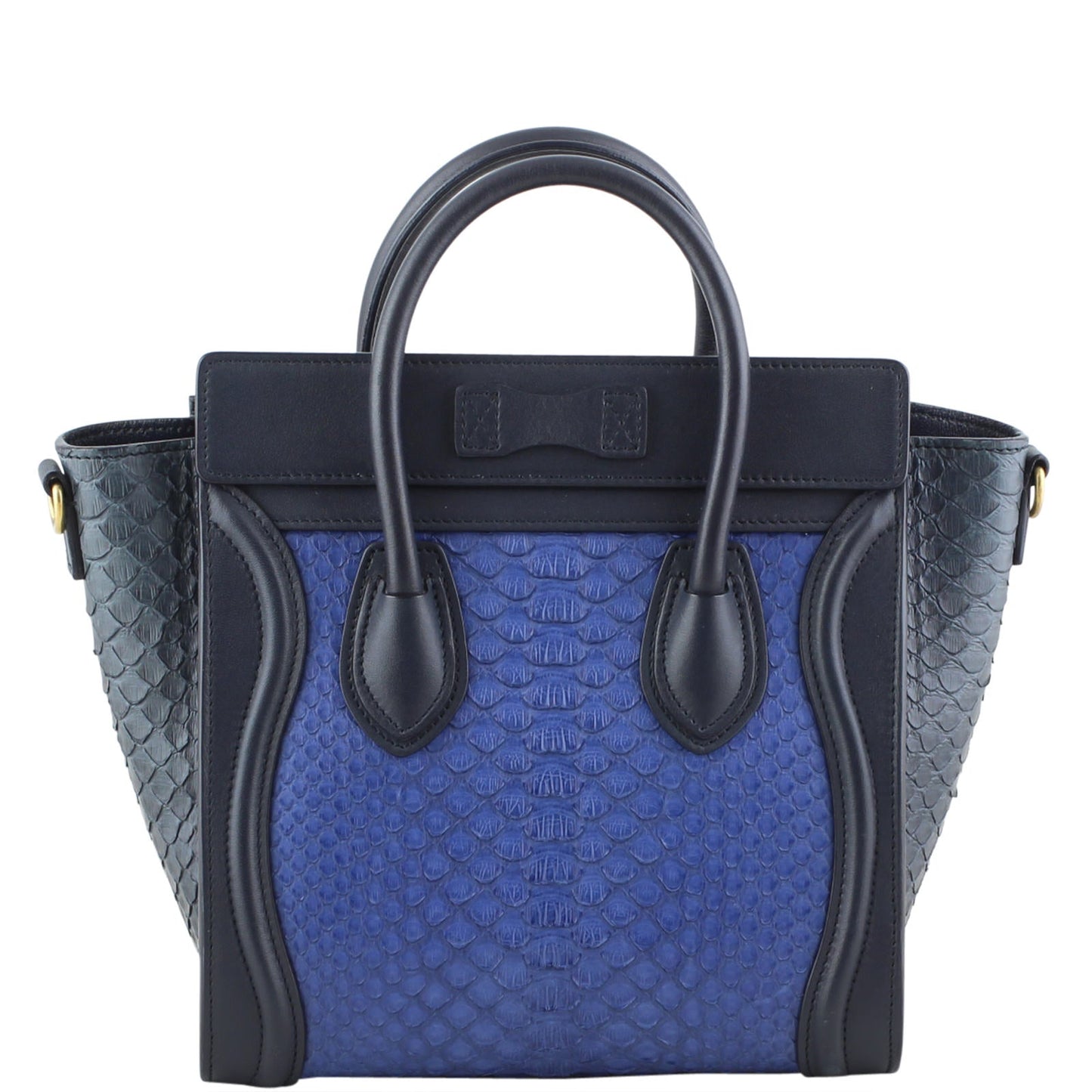 Celine Nano Luggage Tote Python