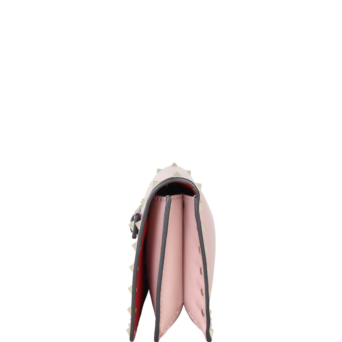 Valentino Rockstud Wristlet Flap Clutch